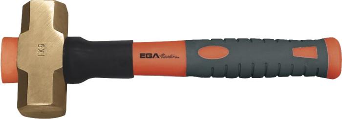 EGA Master SLEDGE HAMMER 2 KG NON FIBERGLASS HANDLE SPARKING Cu-Be