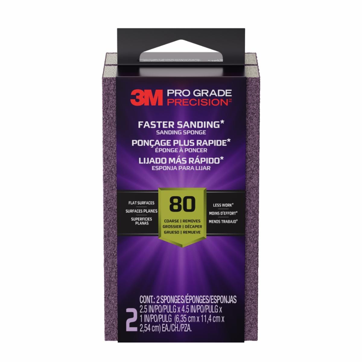 3M Pro Grade Precision Faster Sanding Block Sponge