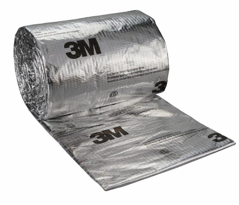 3M™ Fire Barrier Dryer Ventilation Wrap DVW24, 24 in x 25 ft x 0.5 in, 1 Roll/Case