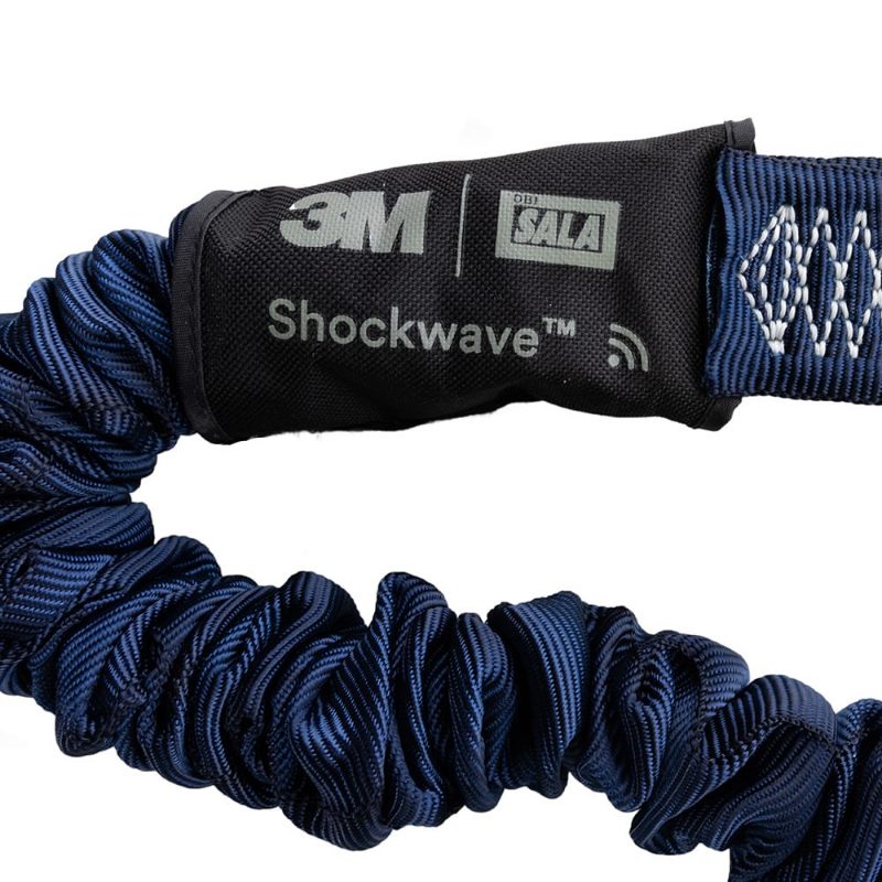 3M™ DBI-SALA® ShockWave™ Stretch Web Shock-Absorbing Lanyard 1244322C, 132 – 254 lb (59.9 – 115.2 kg), 6 ft (1.8 m)