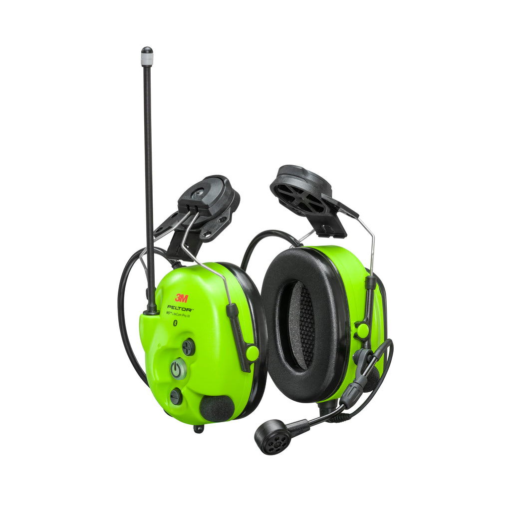 3M™ PELTOR™ WS™ LiteCom Pro III MT34H7A4D10NA GY, Headband, Bright Yellow, Flexible Boom Mic, NA Version, 5 ea/Case