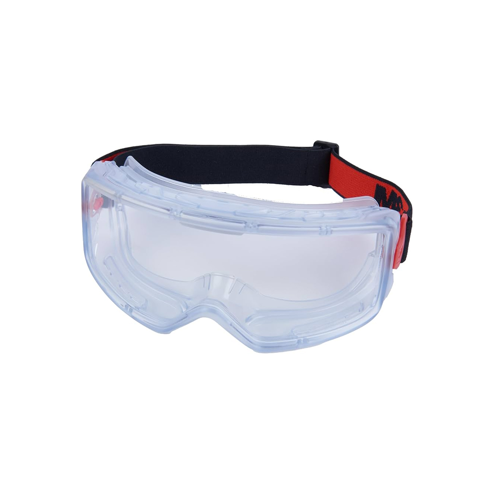 3M™ GoggleGear™ Protective Goggle 3000 Series GG3101-AF, PVC Shroud, Clear AF/AS Lens, Premium Cloth Strap, 10 EA/Case