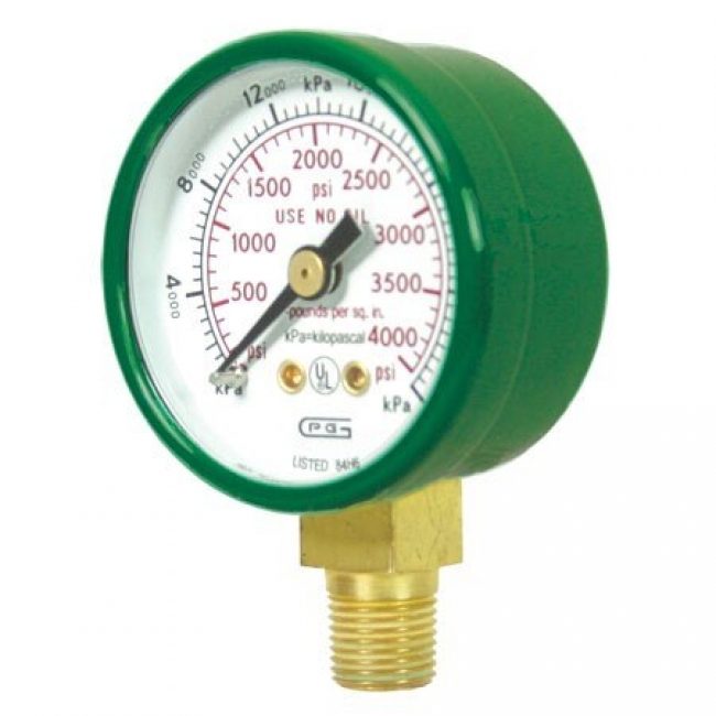 Gauge, 1.5"""", Dual Scale, Stl Case