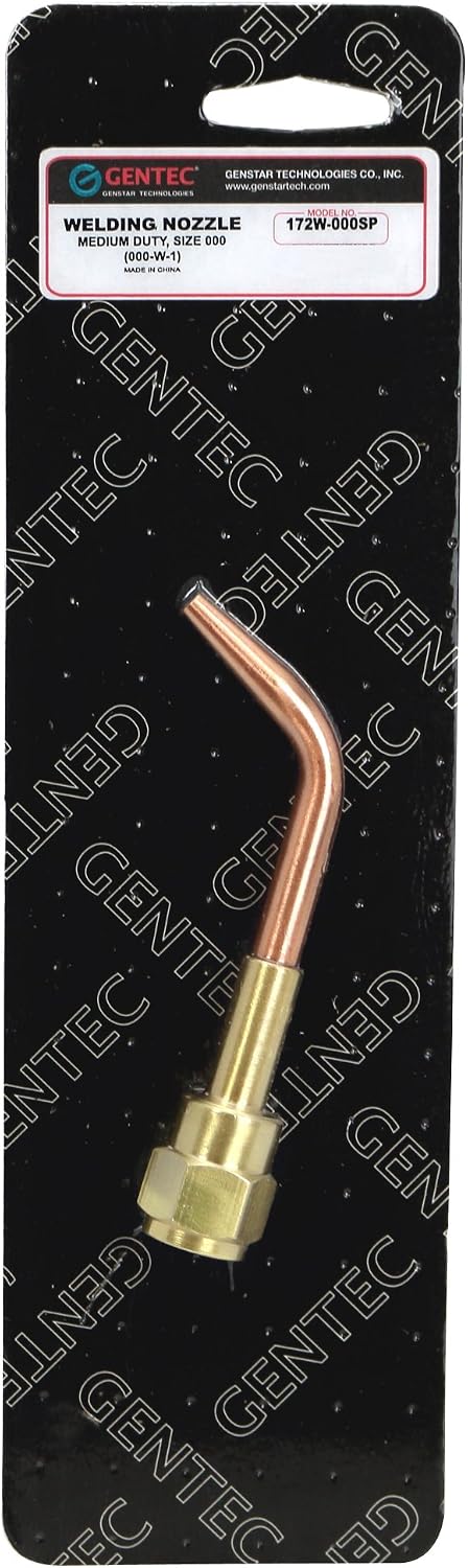 Welding Nozzle, Light Duty, Size 000 (000-W-J), Clamshell PK