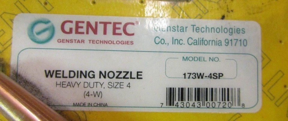 Welding Nozzle, Heavy Duty, Sizes 1 & 2 , Skin Pkg
