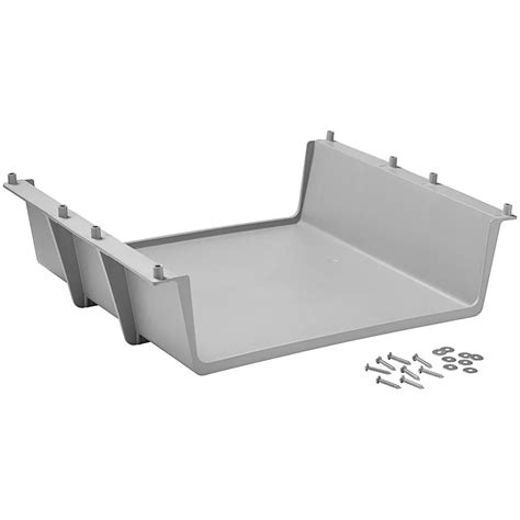 UNDER DECK GLASS RACK FOR HOUSEKEEPING CART, PLATINUM