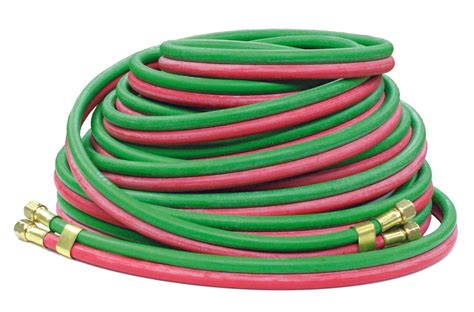 Reelcraft HOSE ASSY,1/4DUALX60FT,RUBBER