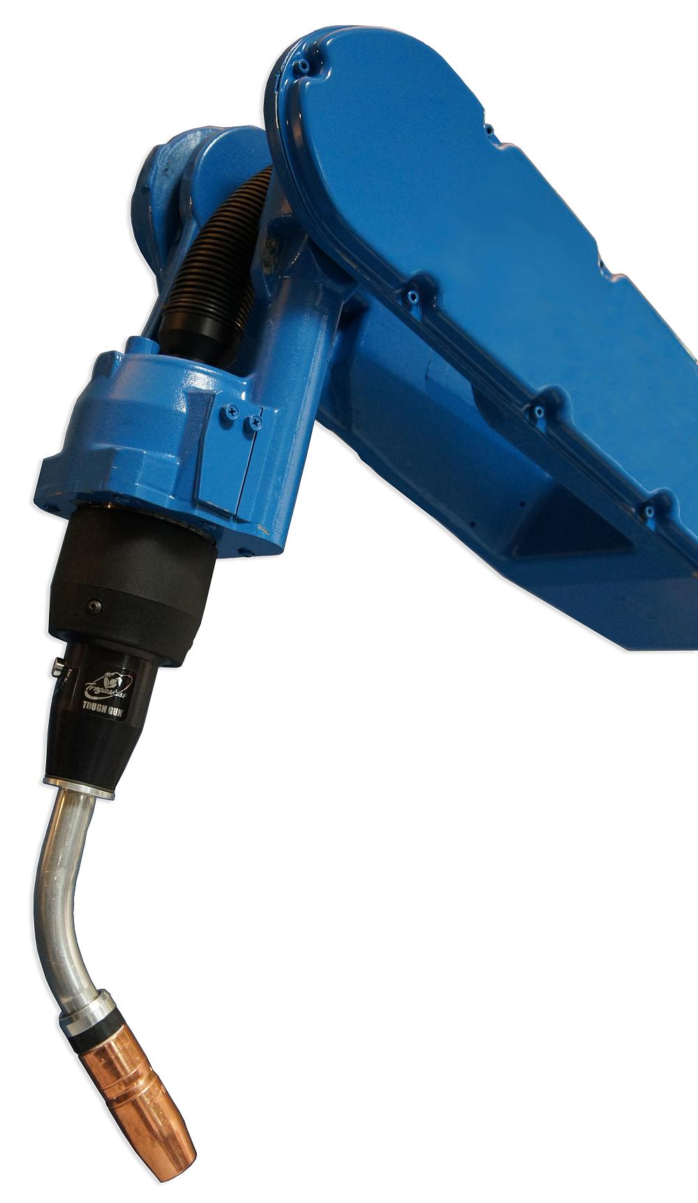 Tregakiss Tough Gun TA3 Robotic A/C Torch,, FANUC 120ID-12L, Solid,, 401-6-62, 45 Deg Ice Neck,, HD Toughlock, .052in (1.3mm) –