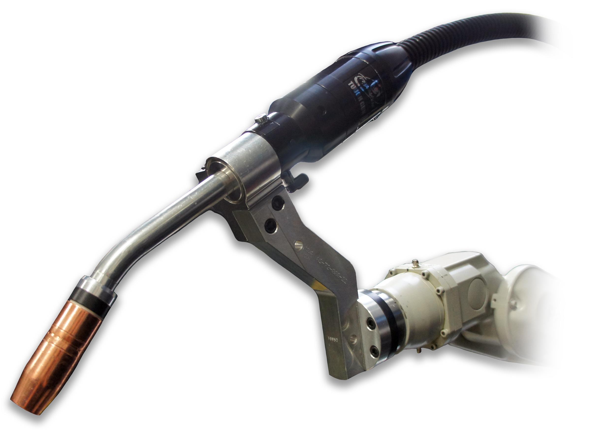 Tregakiss Tough Gun TA3 Robotic A/C Torch,, MOTOMAN EA1900N,, Solid,, 401-41-62, 45 Deg Ext. Neck,, HD Toughlock, .035in (0.9mm)