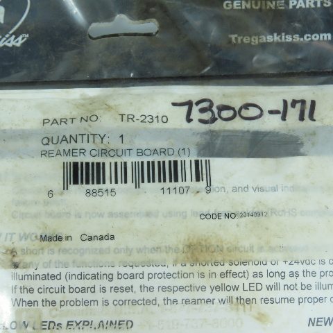 Tregakiss REAMER CIRCUIT BOARD