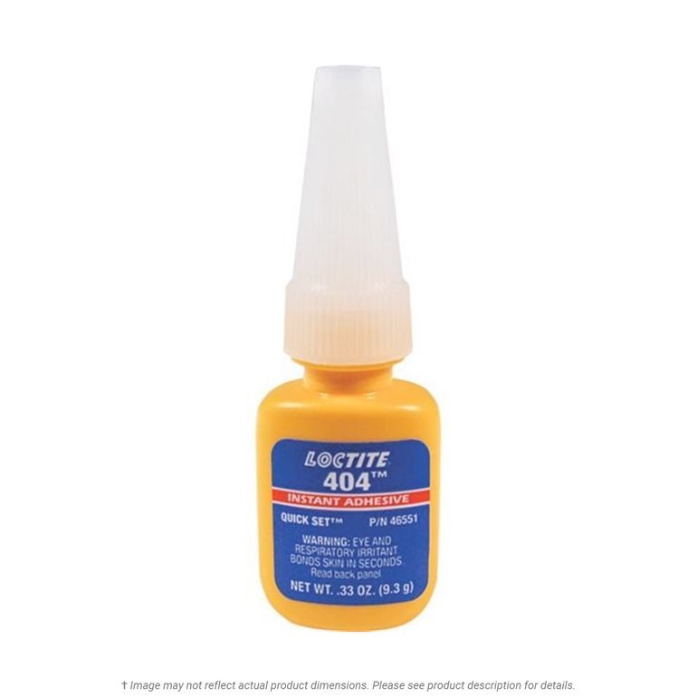 QUICK SET™ 404 Industrial Adhesive 1/3 oz. Net Wt. Bottle
