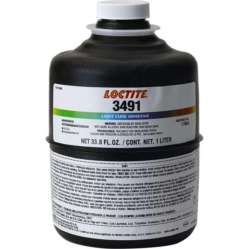 LOCTITE® 3491 Light Cure Acrylic 1 Litre Bottle