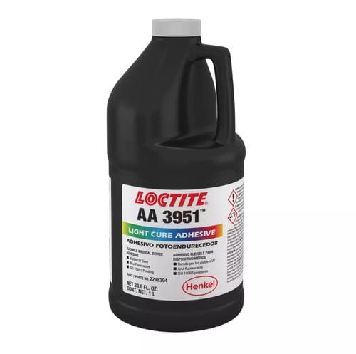LOCTITE AA 3951 Flexible Light Cure Acrylic 1 Litre Bottle