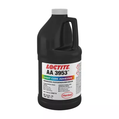LOCTITE AA 3953 Flexible Light Cure Acrylic 1 Litre Bottle
