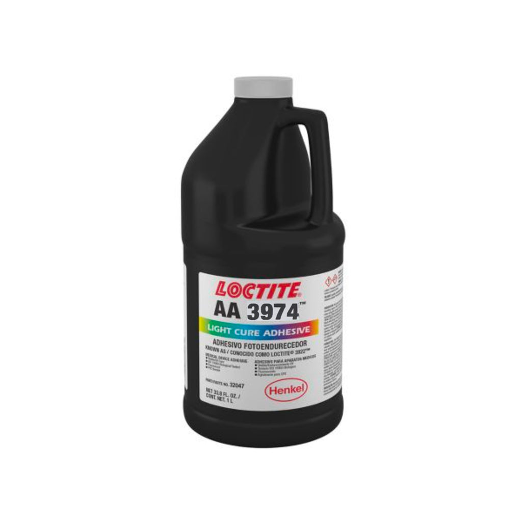 LOCTITE® 3974 Light Cure Acrylic 1 Litre Bottle