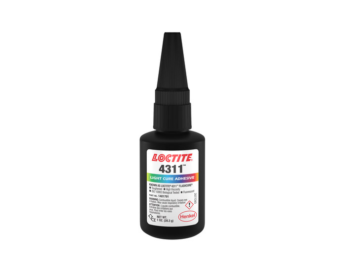 LOCTITE® 4311 FLASHCURE® Cyanoacrylate 1 oz. Bottle