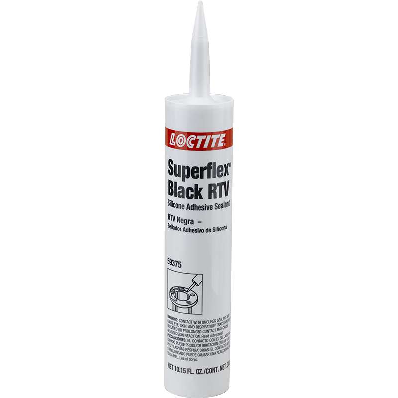 SUPERFLEX® Black RTV Silicone Adhesive Sealant 40 lb. Net Wt. Pail