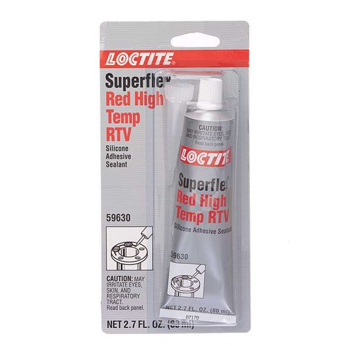 SUPERFLEX® Red High Temp RTV Silicone Adhesive Sealant 80 ml Tube Carded Tube