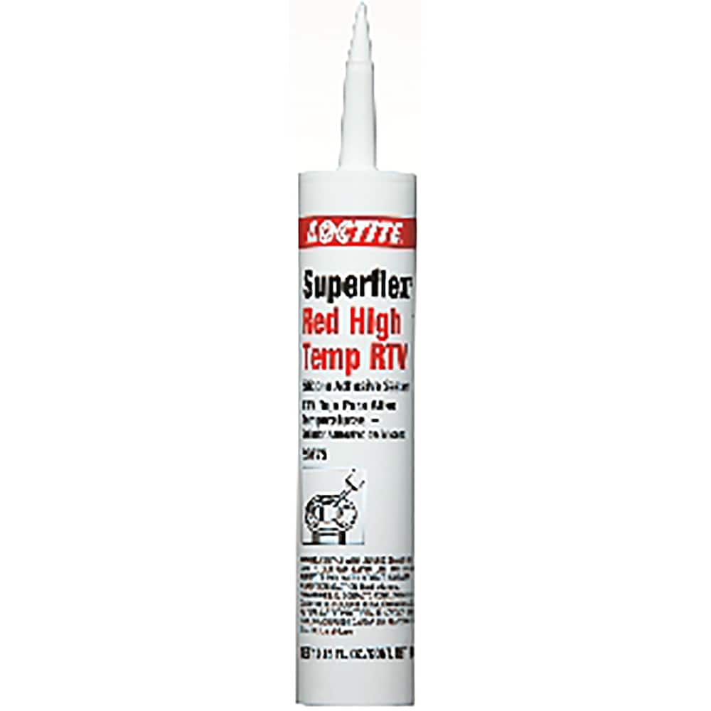 SUPERFLEX® Red High Temp RTV Silicone Adhesive Sealant 300 ml Cartridge