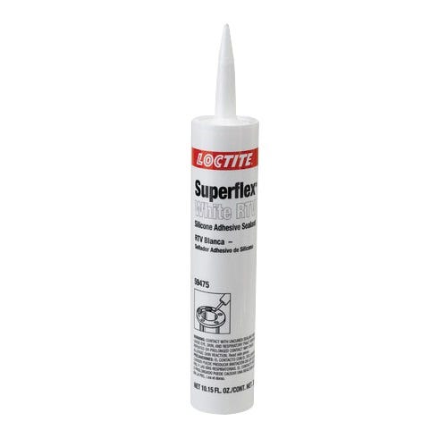 SUPERFLEX® White RTV Silicone Adhesive Sealant 300 ml Cartridge