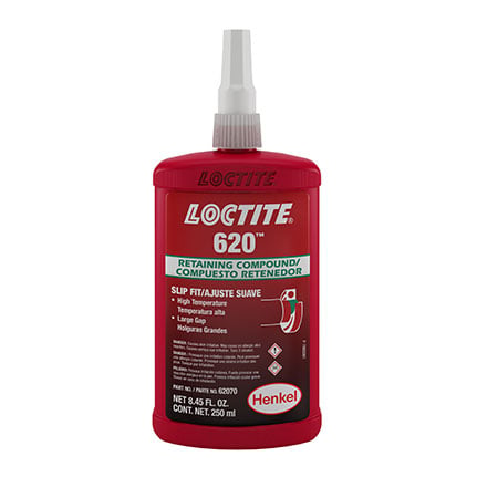 Retaining Compound 620 High Temperature 250 ml Bottle