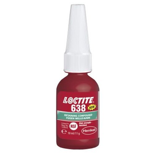 Retaining Compound 638 Maximum Strength 10 ml Bottle