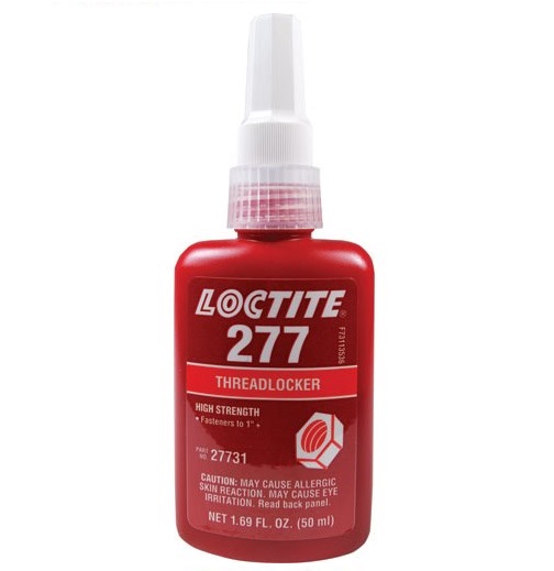 Threadlocker 277 High Strength/Large Threads 50 ml Bottle