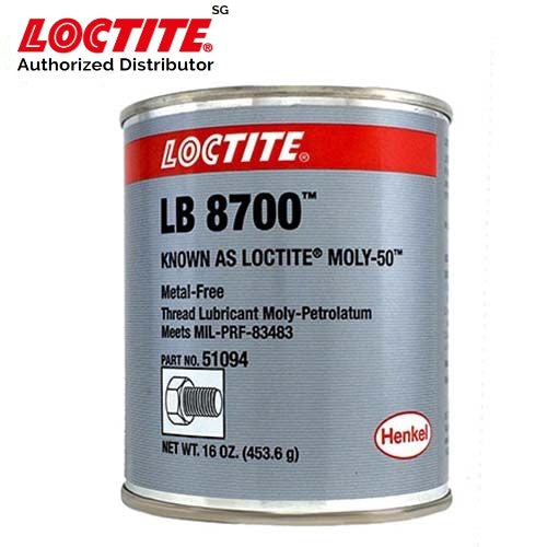 LOCTITE LB 8700 Moly 50 Anti-Seize 8 lb. Net Wt. Can