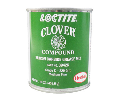 CLOVER® Silicon Carbide Grease Mix 1 lb. Net Wt. Can, Grit 220, Grade C