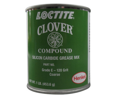 CLOVER® Silicon Carbide Grease Mix 1 lb. Net Wt. Can, Grit 120, Grade E
