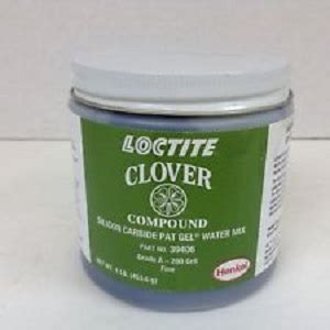 CLOVER® Silicon Carbide PAT GEL® Water Mix 1 lb. Net Wt. Can, Grit 320, Grade 1A