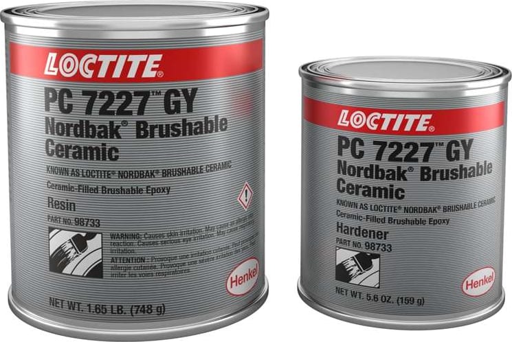 NORDBAK® Thin Mil Brushable Ceramic Blue 2 lb. Net Wt. Kit