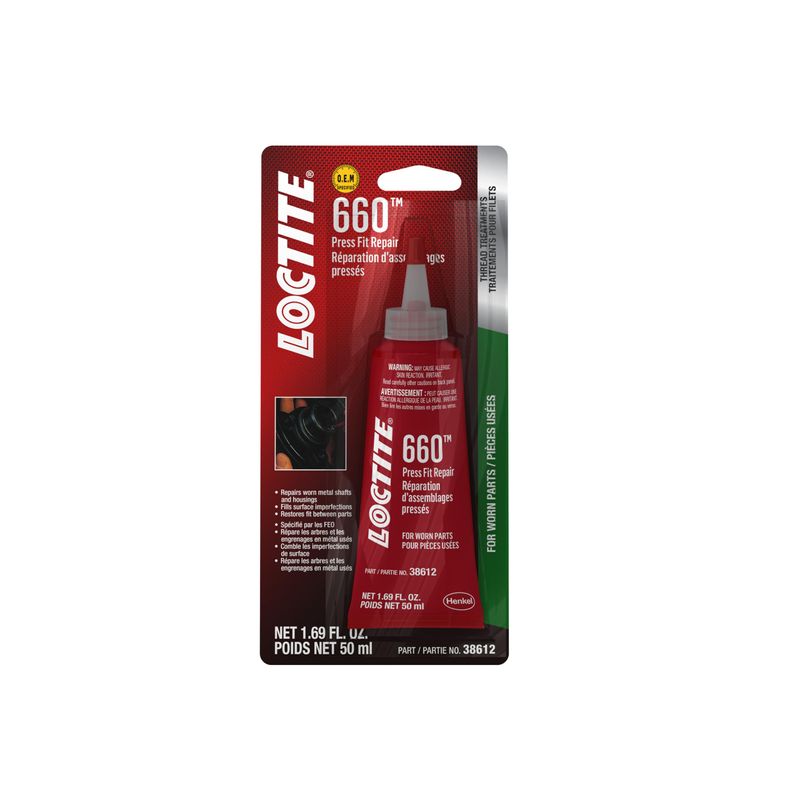 LOCTITE 660 Press Fit Repair For Worn Parts 50 ml Tube