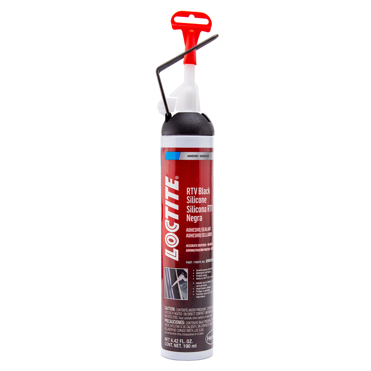 LOCTITE Black RTV Silicone Adhesive/Sealant 190 ml Aerosol Can