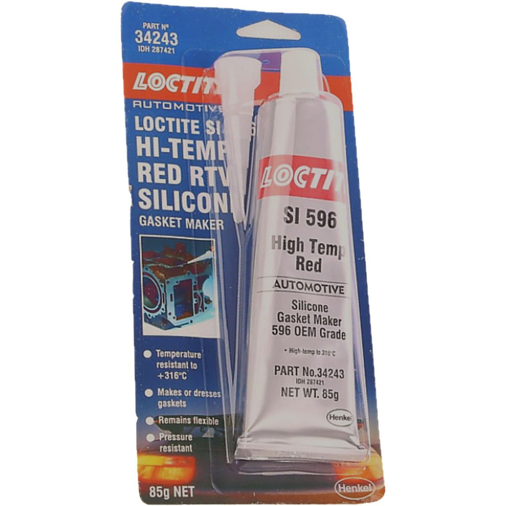LOCTITE 596 Red RTV Silicone Sensor Safe/Hi-Temp Gasket Maker 8 oz Aerosol Can