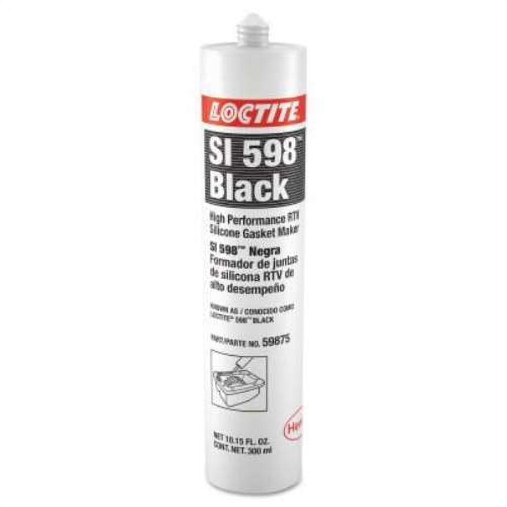 RTV 598 Black Silicone High Performance 300 ml Cartridge