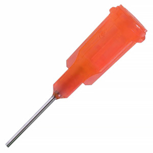 #23GA S/S Straight, Orange, 1" Long (50) Each