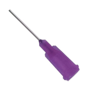 #21GA S/S Straight, Purple, 1" Long (50) Each