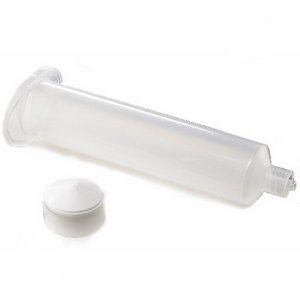 55 ml Natural Syringe barrel & piston kit package of 50 Each