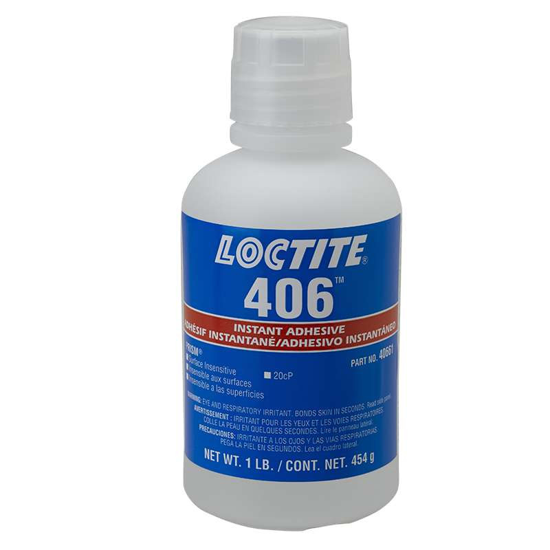 Empty 1 lb. Instant Adhesive Bottle Light Each