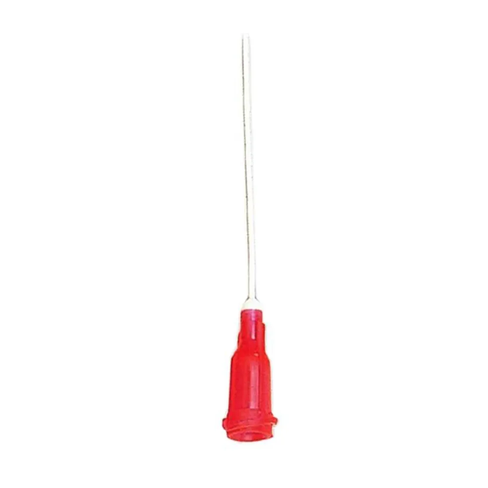 #25GA PP Tapered, Red, Helix Thread, UV Block, 1.25" Long (50) Each