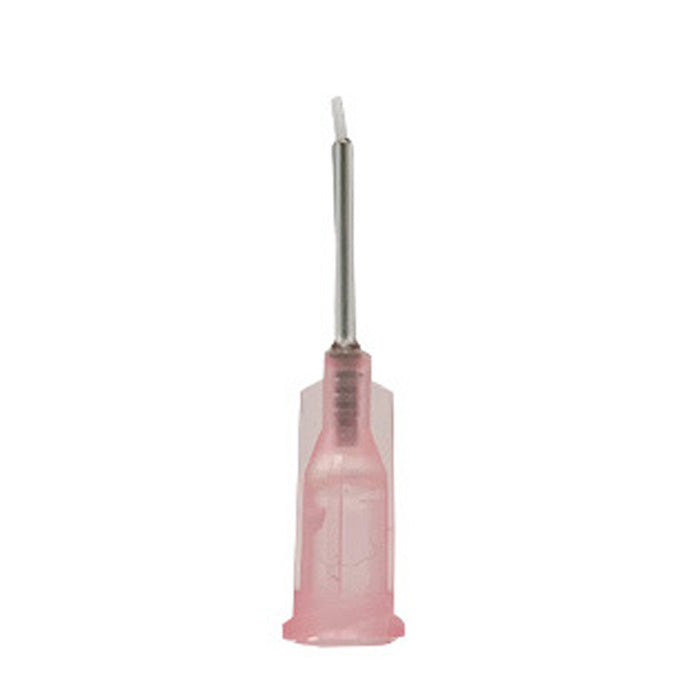 #25 GA Pink Teflon Lined Needle, 1" long (50) Each