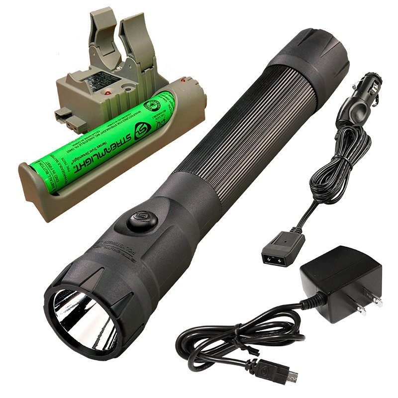PolyStinger DS® LED Rechargeable Dual Switch Polymer Flashlight