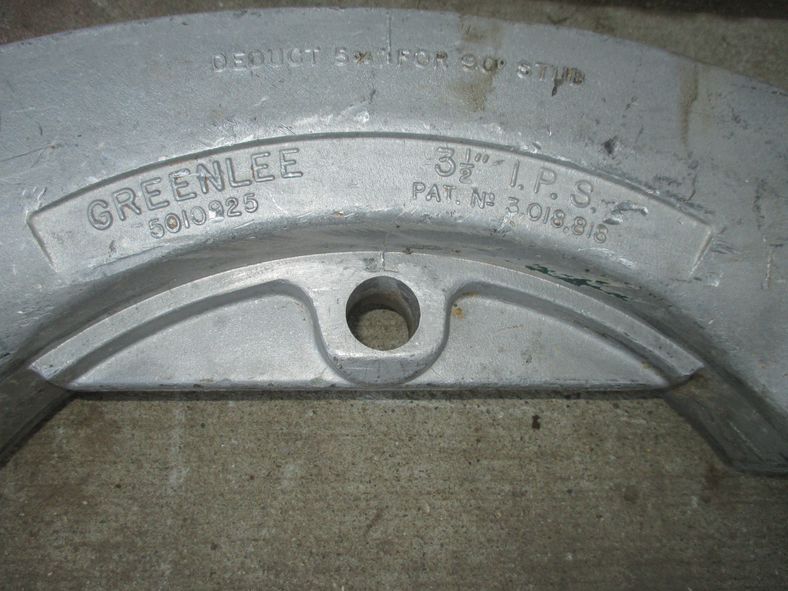 3" Shoe Rigid for use with 884 and 885 Benders