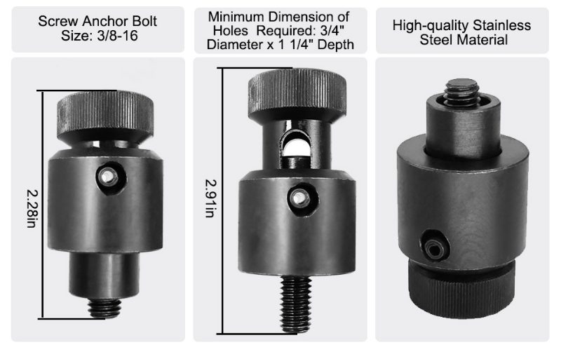 3/8"-16 Machine Screw Anchor