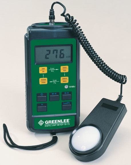 Digital Light Meter, Calibrated