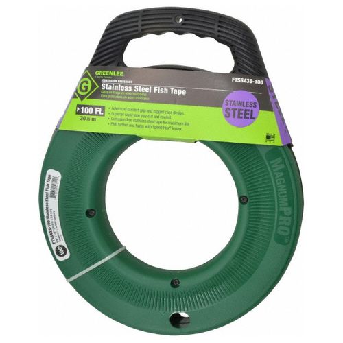 100' Stainless Steel Replacement Fish Tape