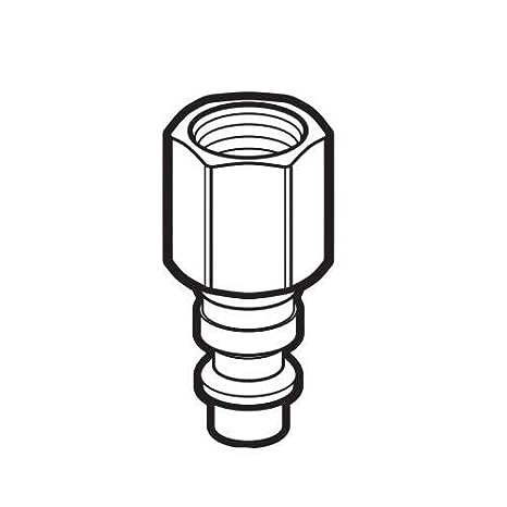 1/4" PLUG, FOSTER (STAINLESS STEEL), FEMALE