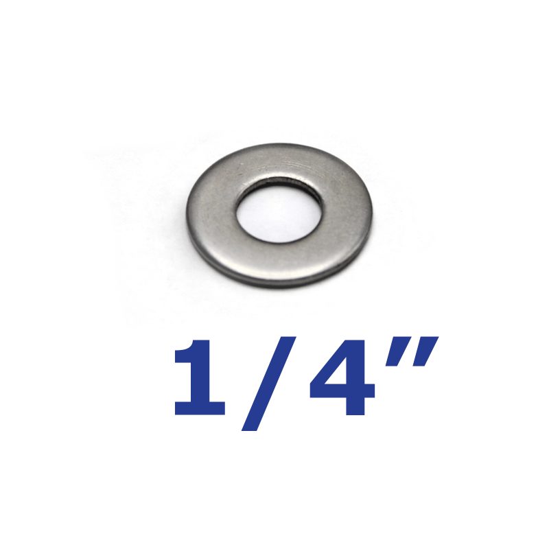 FLAT WASHER, 1/4"