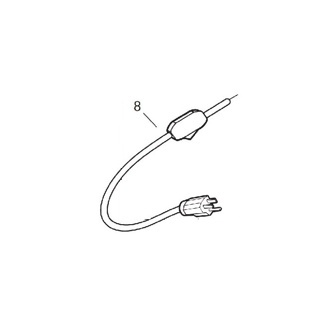 POWER CORD (W/CLAMPS)